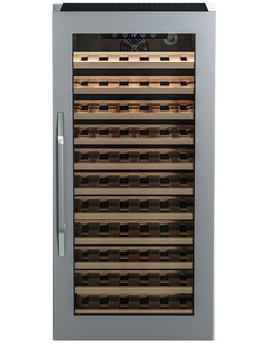 Встраиваемый винный шкаф 51-100 бутылок MEYVEL MV66-KSB1, цвет серый - фото 6