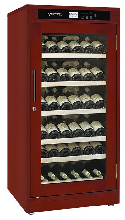 Отдельностоящий винный шкаф 51-100 бутылок MEYVEL MV69-WM1-M (Mahogany), цвет махагон