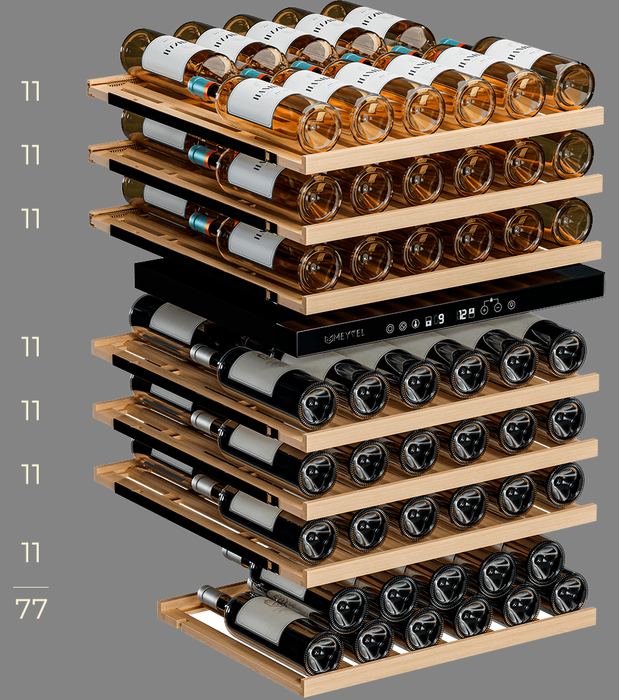 Встраиваемый винный шкаф 51-100 бутылок MEYVEL