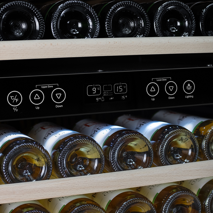Встраиваемый винный шкаф 51-100 бутылок MEYVEL MV83-KBB2, цвет черный - фото 7