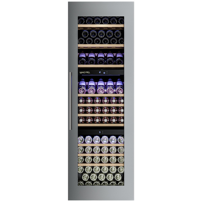 Встраиваемый винный шкаф 51-100 бутылок MEYVEL MV89-KSB3, цвет черный