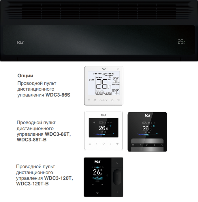 Настенная VRF система 1-2,9 кВт Mdv