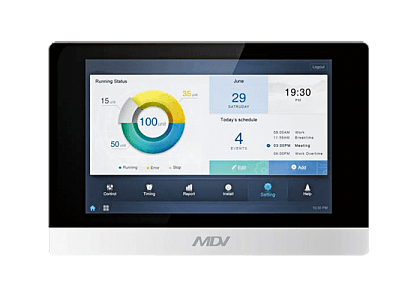 Кассетная VRF система 14-16,9 кВт Mdv