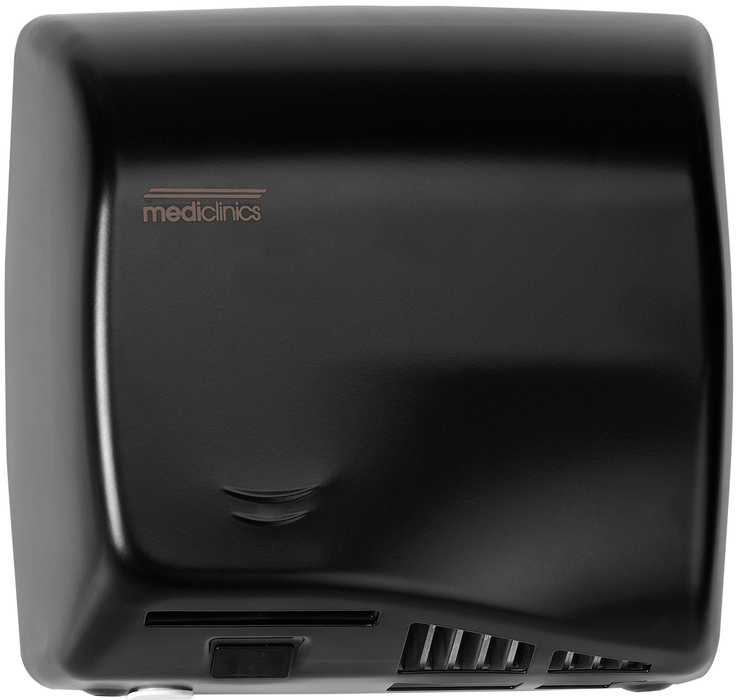 Металлическая сушилка для рук Mediclinics M17AB, цвет черный - фото 1