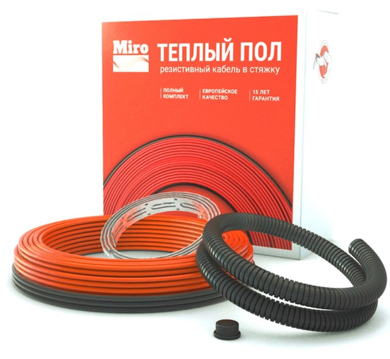 Нагревательный кабель 15 м<sup>2</sup> Miro гранулы для прочистки труб на кухне 250 г тм mr muscle