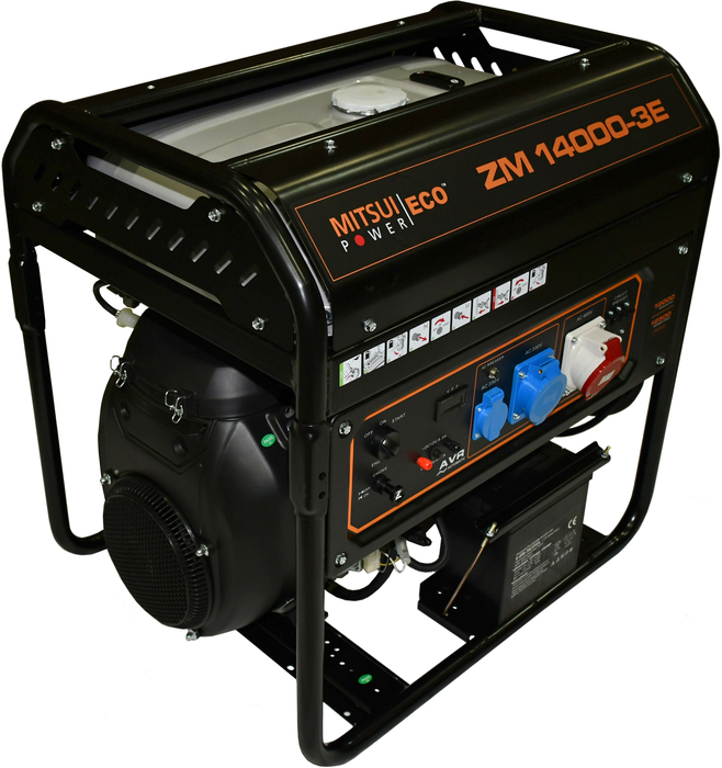 цена Бензиновый Mitsui Power Eco ZM 14000 E-3 (ATS READY)