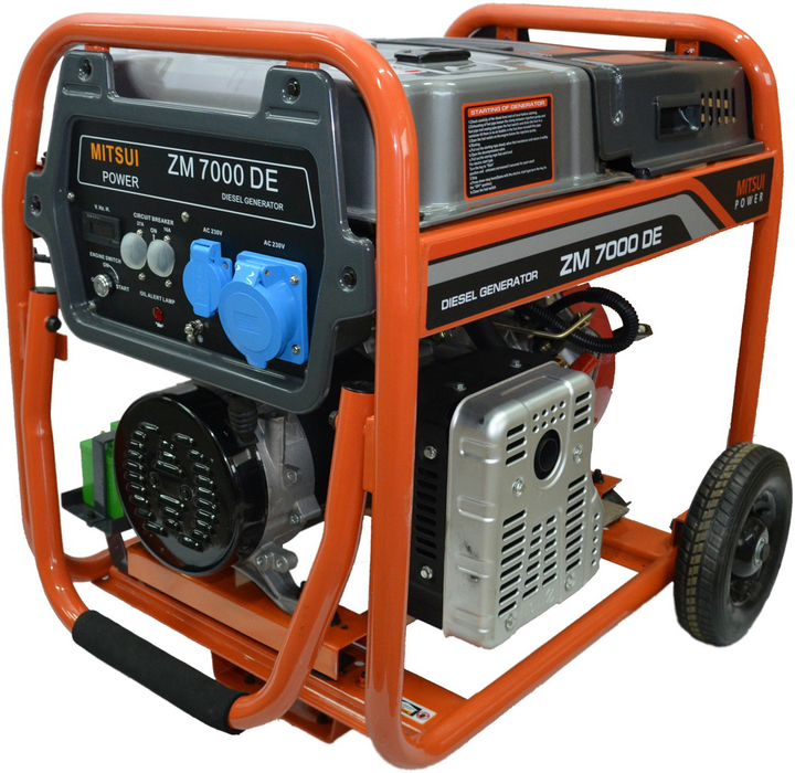 Дизельный Mitsui Power Eco генератор дизельный однофазный с электростартером fubag ds 7500 a es 646234