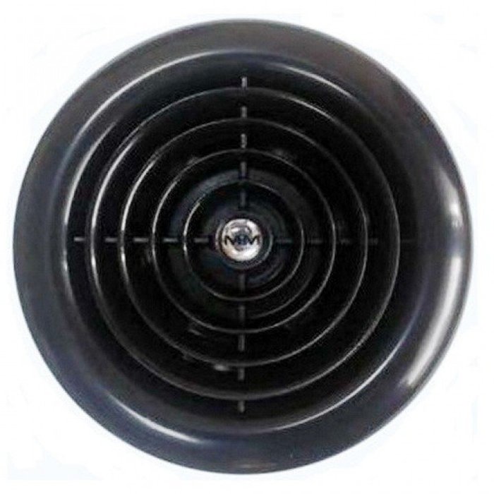 Вытяжка для ванной диаметр 100 мм Mmotors ММ 100 круглый 60 м3/ч черный
