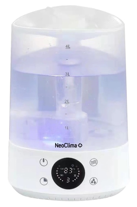Ультразвуковой увлажнитель воздуха Neoclima NHL-400E, цвет белый - фото 2