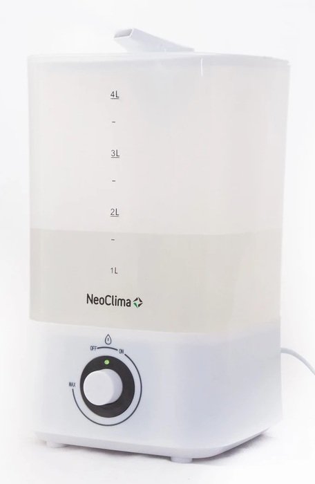 Ультразвуковой увлажнитель воздуха Neoclima NHL-4M, цвет белый - фото 2