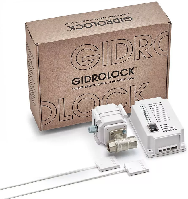 Комплект Gidrolock умный wi fi манипулятор шарового крана securic