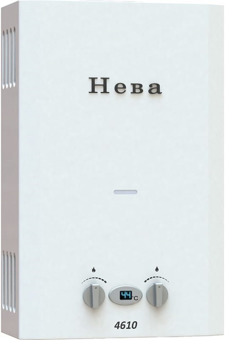 Газовый проточный водонагреватель Neva 4610, размер 550х340х150 - фото 2