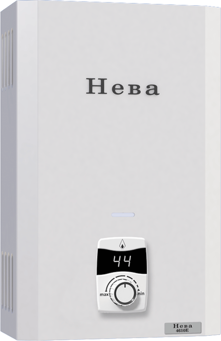 Газовый проточный водонагреватель Neva 4610Е, размер 550х340х150 - фото 3