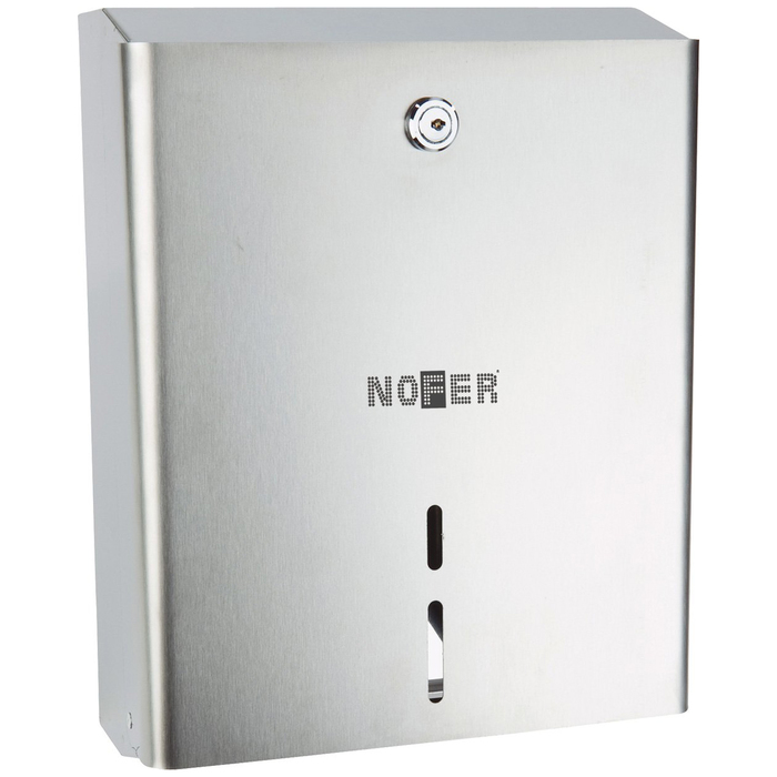 

Диспенсер для туалетной бумаги Nofer, Nofer 290х230х115 матовый (05103.S)