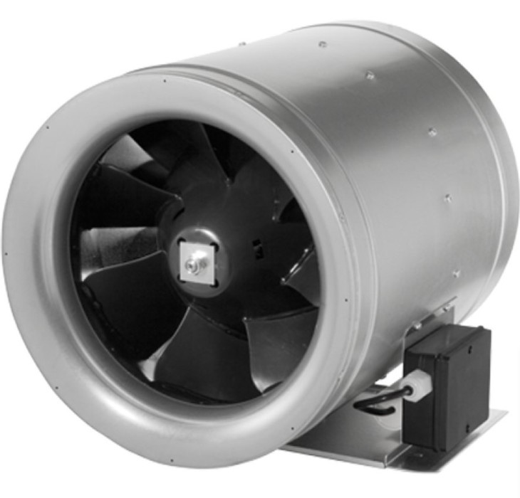 Вентилятор Noizzless циркуль металлический 130 мм в пластиковом тубусе