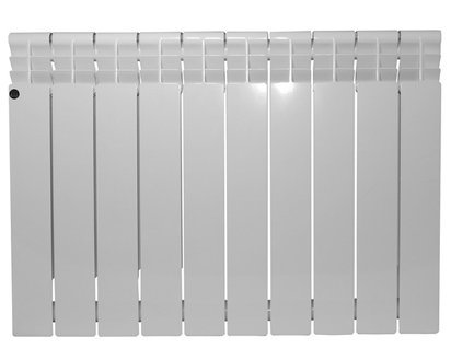 Алюминиевый радиатор OGINT Alpha 500 10 секц Qну=1850Вт, цвет белый - фото 2