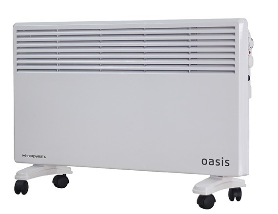 Конвектор электрический Oasis LK-25 U, цвет белый