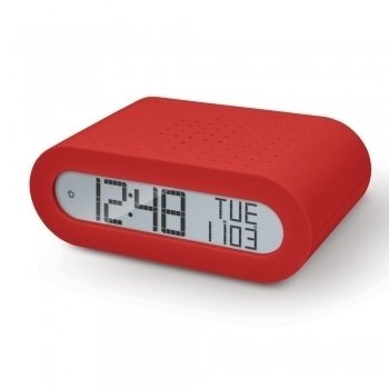 Красные часы Oregon часы электронные настольные с метеостанцией календарём и будильником 5 7 х 10 6 см