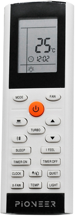 Настенный тепловой насос мощностью 70 м<sup>2</sup> - 7 кВт Pioneer