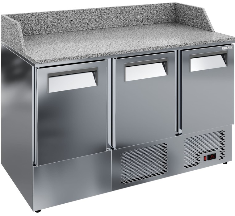 крышка для гастроемкости viatto gn 2 4 мод 824 l нержавеющая сталь 530х162 мм Холодильный стол Polair