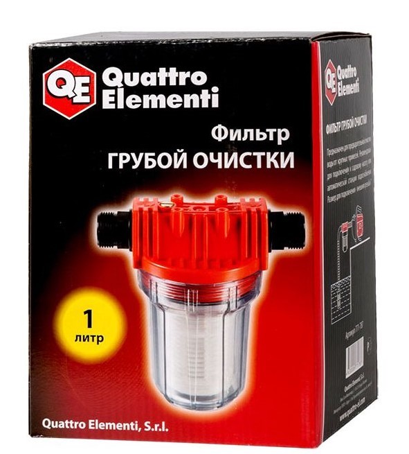 Фильтр предварительной очистки QUATTRO ELEMENTI 1 литр - фото 4