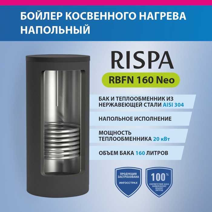 Бойлер косвенного нагрева RISPA