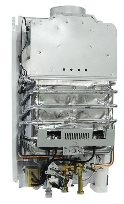 Газовый проточный водонагреватель RISPA RGN02-20, размер 550x330x184 - фото 2