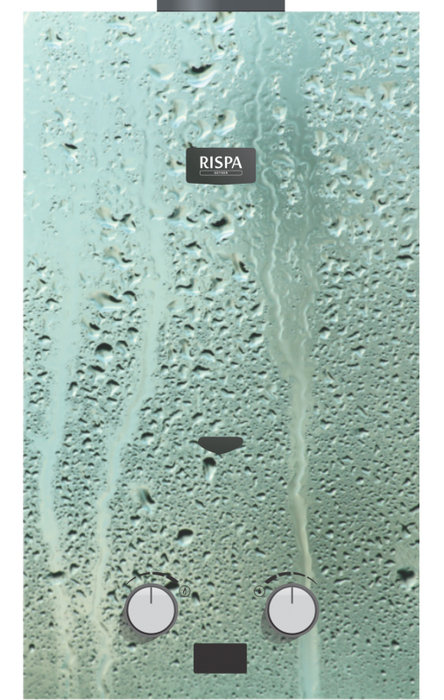 Газовый проточный водонагреватель RISPA RGN05-20, размер 550x330x184 - фото 3