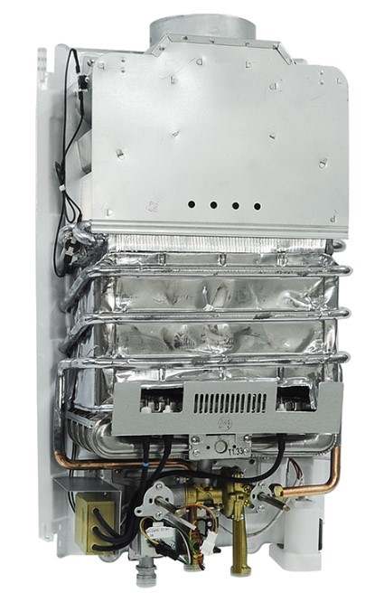 Газовый проточный водонагреватель RISPA RGNW-20Т, размер 550x330x184 - фото 2
