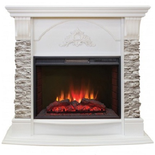 угловой широкий портал real flame Камин угловой для дома электрический Real-Flame