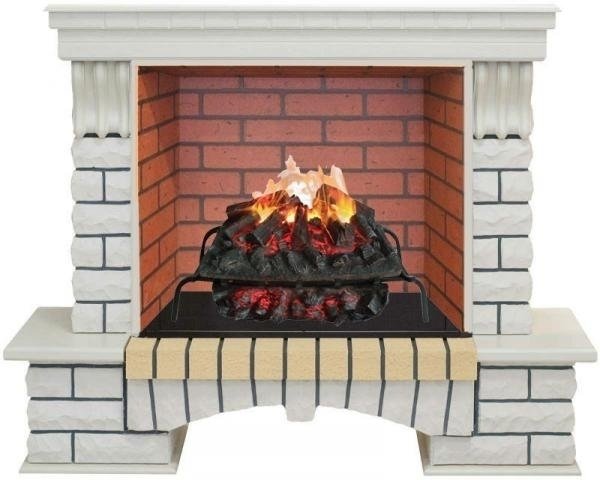 

Практичный электрокамин Real-Flame, Дуб белый