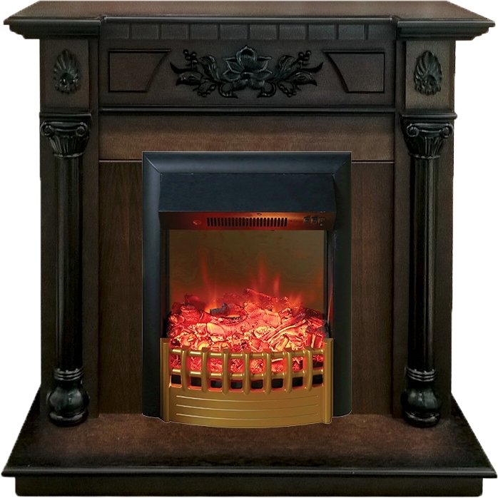 

Электрокамин (очаг+портал) Real-Flame, Античный дуб, Real-Flame Dacota STD/EUG AO с очагом Rimini