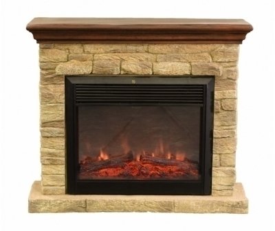 

Электрокамин с порталом из камня Real-Flame, Серожелтоватый камень