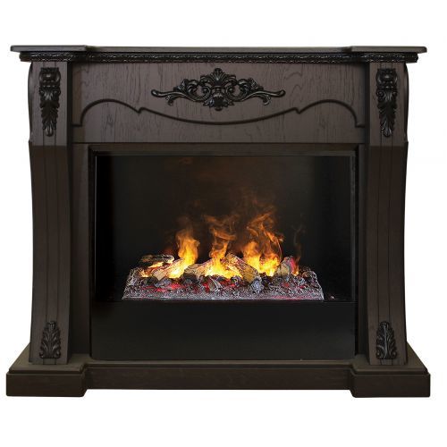 

Электрокамин 3D Real-Flame, Real-Flame Olivia 25,5/26 DN с очагом Black вставка + 3D Cassette 630, Эспрессо