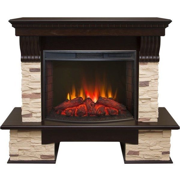 

Каминокомплект электрического типа Real-Flame, Темный орех
