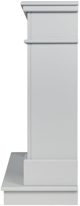 Линейный электрокамин Real-Flame SELENA STD GR с очагом EUGENE, цвет серый - фото 4