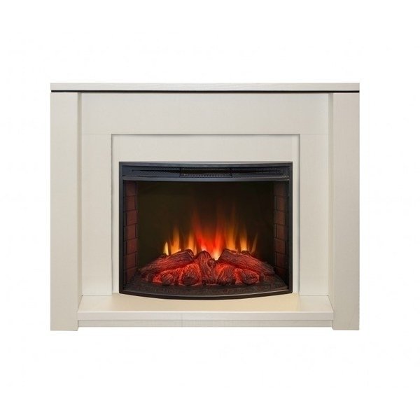 

Электрокамин с пультом Real-Flame, Real-Flame Skagen 25,5/26 с очагом Evrika 25,5 LED, Выбеленный дуб
