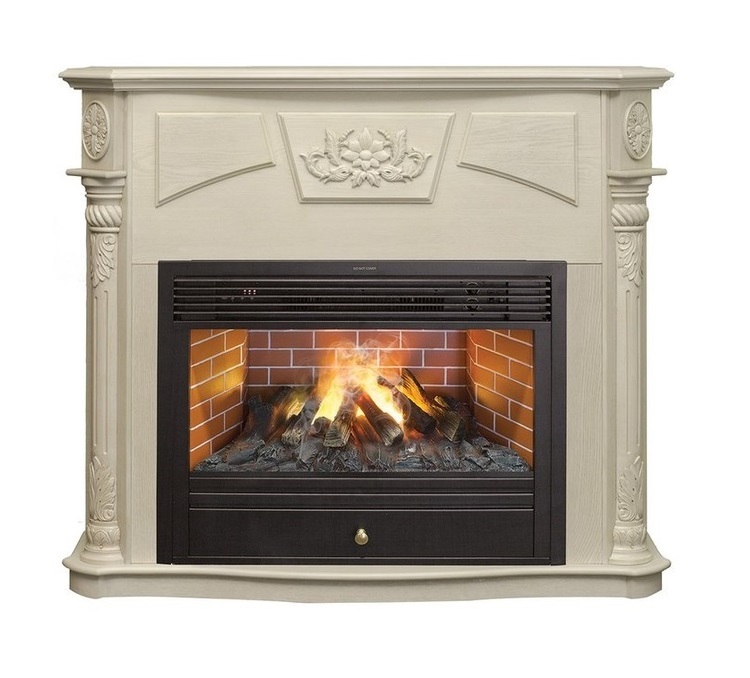 Деревянный портал для камина Real-Flame Sofia 26 WT, цвет белый - фото 10