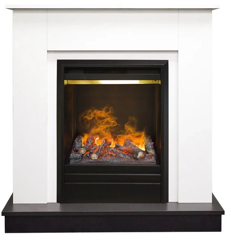 

Электрокамин с классическим очагом 3D Real-Flame, Серый, Real-Flame АСТИ STD WT-LCB510 с очагом 3D OLYMPIC