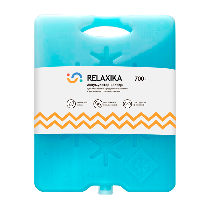Аккумулятор холода Relaxika аккумулятор холода гелевый 400 мл 14 5 х 16 х 2 5 см