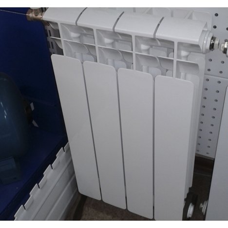 Алюминиевый радиатор Rifar Alum 350 6 секц, цвет белый - фото 3