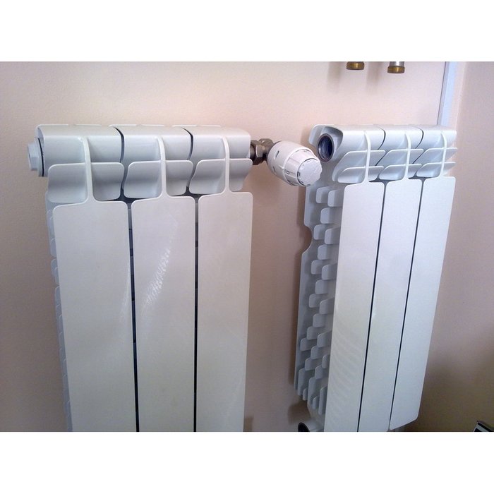 Алюминиевый радиатор Rifar Alum 350 6 секц, цвет белый - фото 4