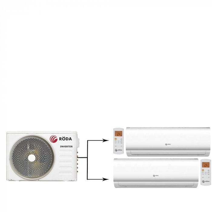 Мульти сплит-система на 2 комнаты Roda