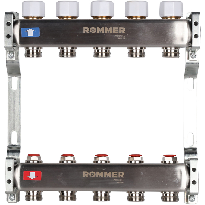 Для отопления Rommer 1/3/4x5 с запорными клапанами (RMS-3200-000005) для отопления rommer 1 3 4x10 с запорными клапанами rms 3200 000010