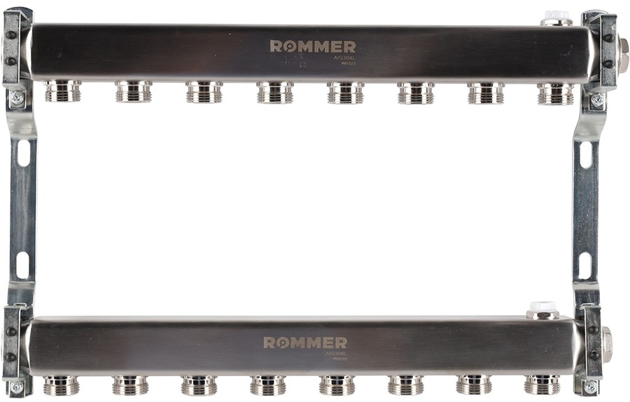 Для отопления Rommer 1/3/4x8 для радиаторной разводки (RMS-4401-000008) для отопления rommer rommer 1 3 4x2 для радиаторной разводки rms 4401 000002