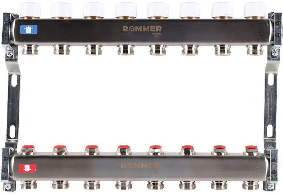 Для отопления Rommer 1/3/4x8 с запорными клапанами (RMS-3200-000008) для отопления rommer 1 3 4x10 с запорными клапанами rms 3200 000010