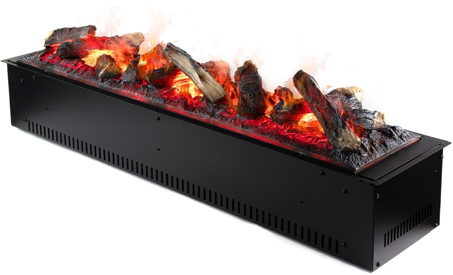 Встраиваемый очаг в модуль Royal Flame Design L1000RF 3D PS/LOG, цвет черный Royal Flame Design L1000RF 3D PS/LOG - фото 2
