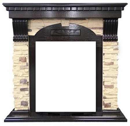 

Классический портал для камина Royal Flame, Венге/сланец, Royal Flame Dublin арочный сланец/сланец белый под классический очаг