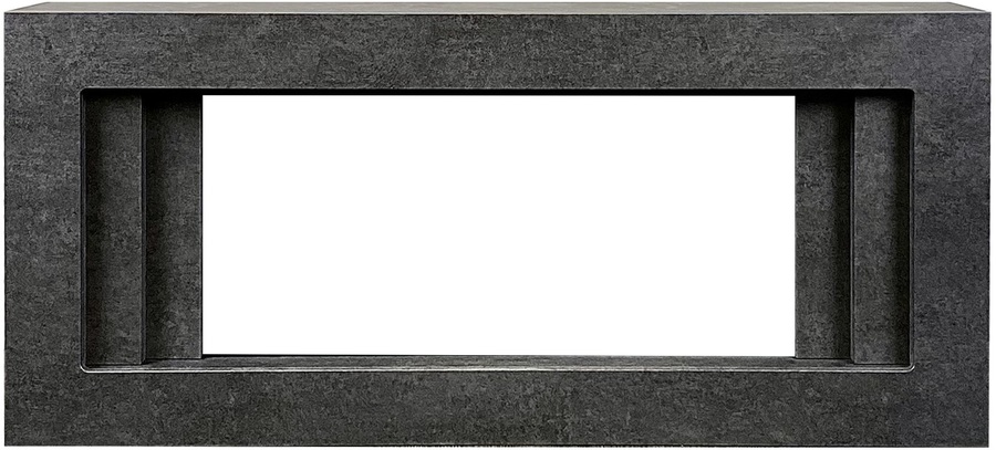 Линейный электрокамин Royal Flame Line 42 SFT Dark Grey с очагом Vision 42 LOG LED, цвет темносерый - фото 2