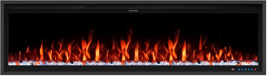 Линейный очаг Royal Flame MERCURY 60 LED RF, цвет черный - фото 1